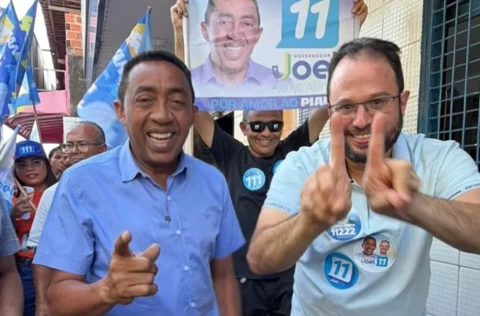 Ao lado de Ciro e Joel, Erivelto Barros intensifica campanha durante agenda em Teresina