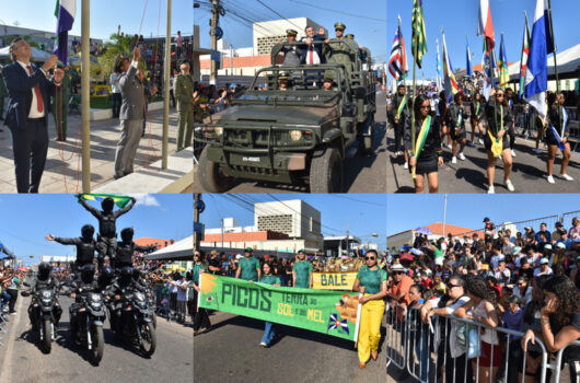 Prefeitura de Picos realiza Desfile da Independência com a participação de 29 instituições civis e militares