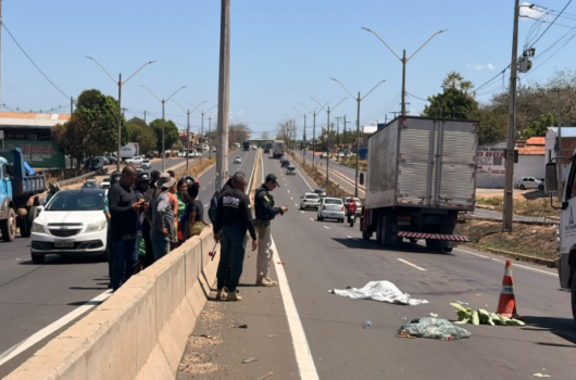 Idosa morre atingida por veículo ao atravessar a BR-316 em Teresina