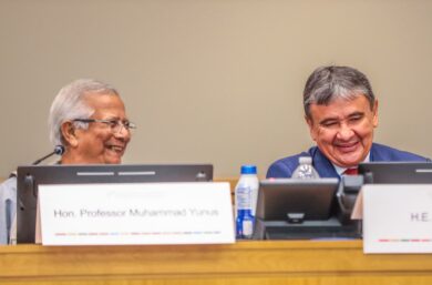 Ao lado de Nobel da Paz, Wellington Dias apresenta na ONU estratégia brasileira de inclusão produtiva
