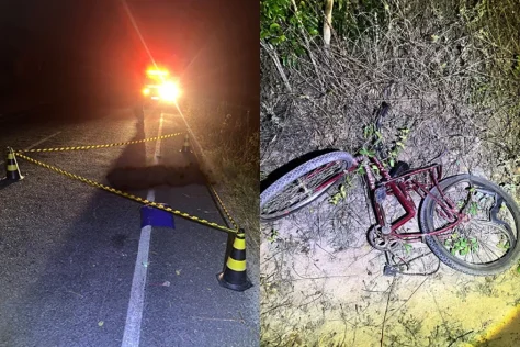 Ciclista é encontrado morto com suspeita de atropelamento na PI-213, em Cocal, no Norte do Piauí
