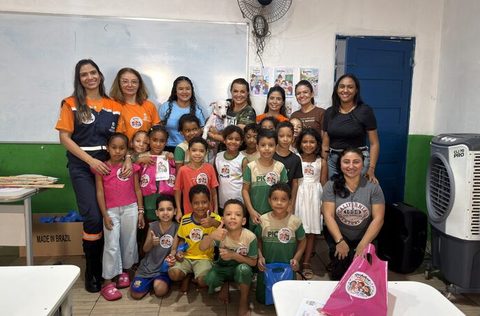 Programa Protetor Mirim chega à Escola Zeca Curica e trabalha cuidado com animais