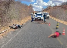 Homem morre após moto bater na traseira de caminhão na PI-238 entre Bocaina e São João da Canabrava