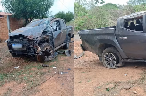 Jovem morre após perder controle de carro e capotar no Piauí